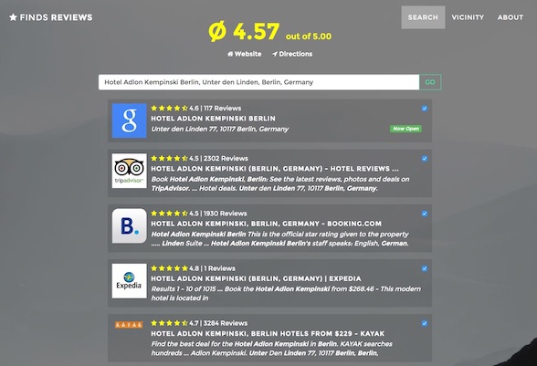 Finds Reviews